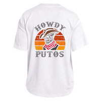 Men's Howdy Putos Skull Sunset Tee