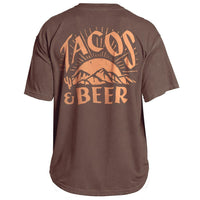 Men's 100% Cotton Tacos and Beer Short Sleeve T-Shirt