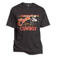 Men's Vintage Western Bold Typography T-Shirt