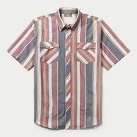 Vintage Striped Short Sleeve Shirts