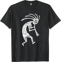 Men's Native Tribal Style Kokopelli Flute Player Art T-Shirt