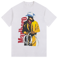 Marlboro Cowboy With Bridle Loose Fit T-Shirts