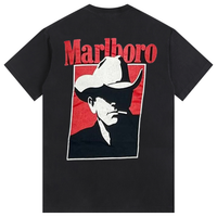 Marlboro Color-Blocked Cowboy Loose Fit T-Shirts