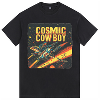 Cosmic Cowboy Series Cowboys And Spaceship! T-Shirts