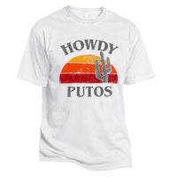 Men's Retro Western Funny Graphic  T-Shirt