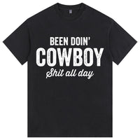 Men's Bold Cowboy Short Sleeve T - Shirt