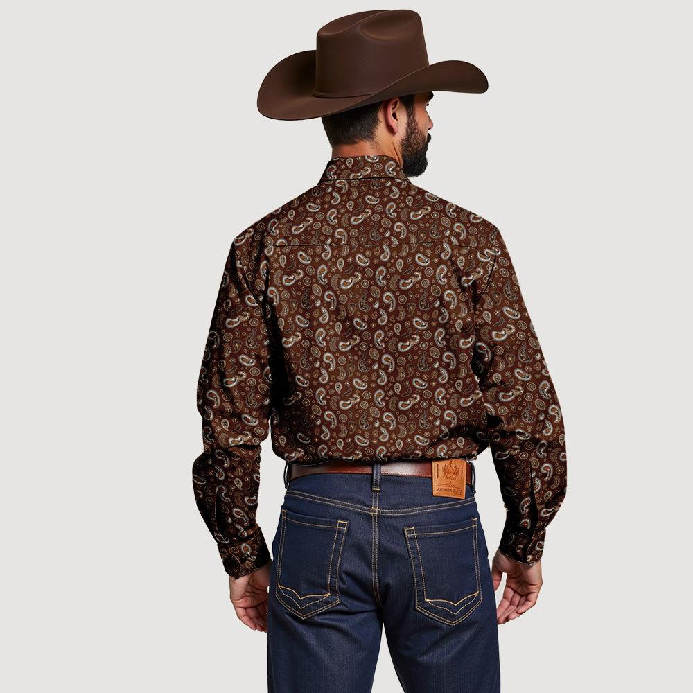 Men's Paisley Western Shirts - DustWorn