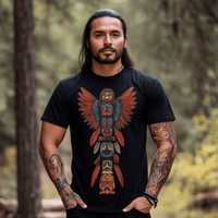 Men's Native Feather Western Graphic T-shirt